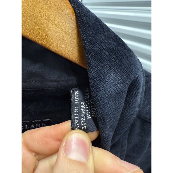 New England Shirt Company Valour Shirt Men Dark Blue Button Front Italian XXL. - Picture 4 of 6